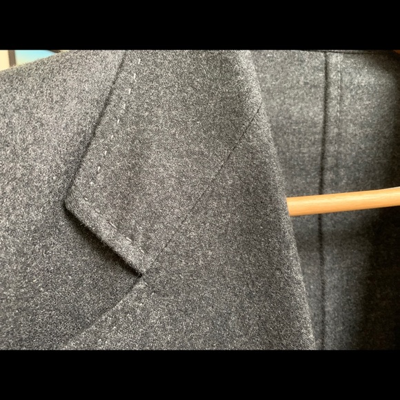 VINTAGE FENDI 100% CASHMERE men’s grey jacket MINT - Picture 12 of 15